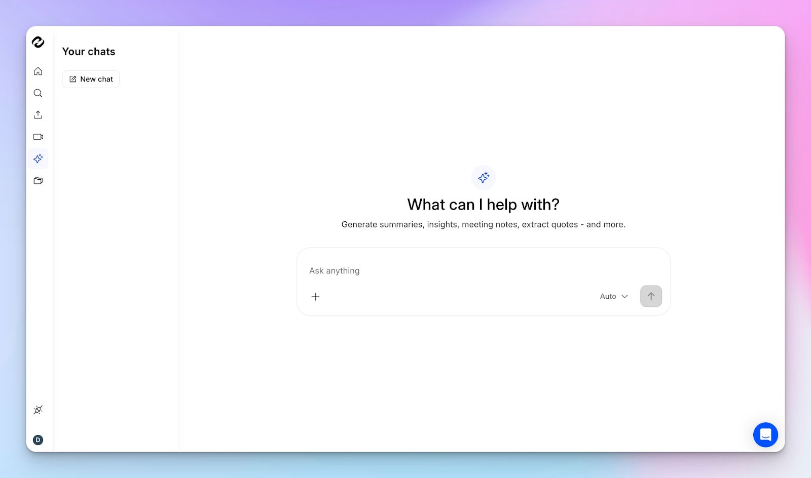 Query across all your meetings using HappyScribe's Ask AI