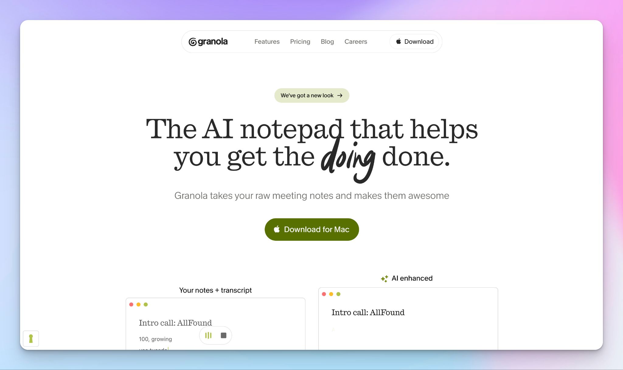 Granola AI note taking tool