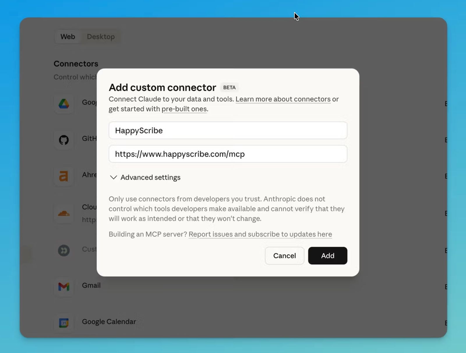 HappyScribe makes it easy to share your notes across your workflow