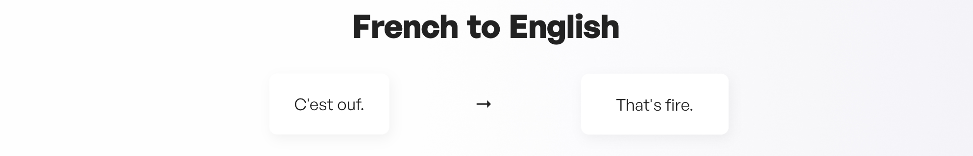 Adaptation versus Translation