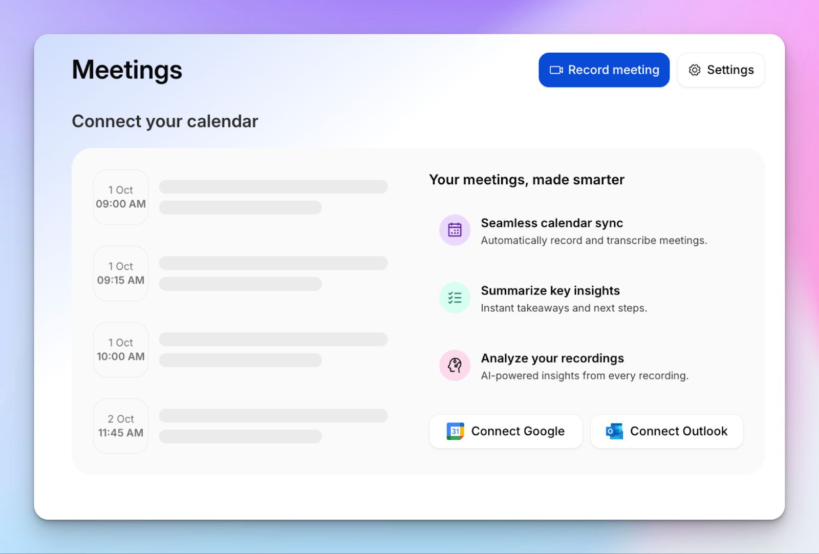 HappyScribe AI note taker, the best Otter AI alternative for meeting notes