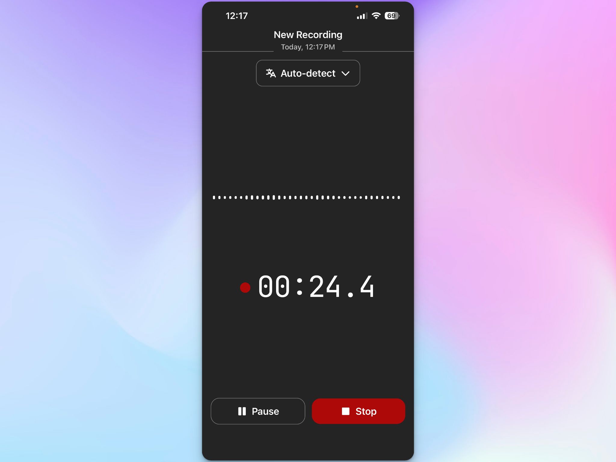 Record meetings with the HappyScribe mobile app for iPhone