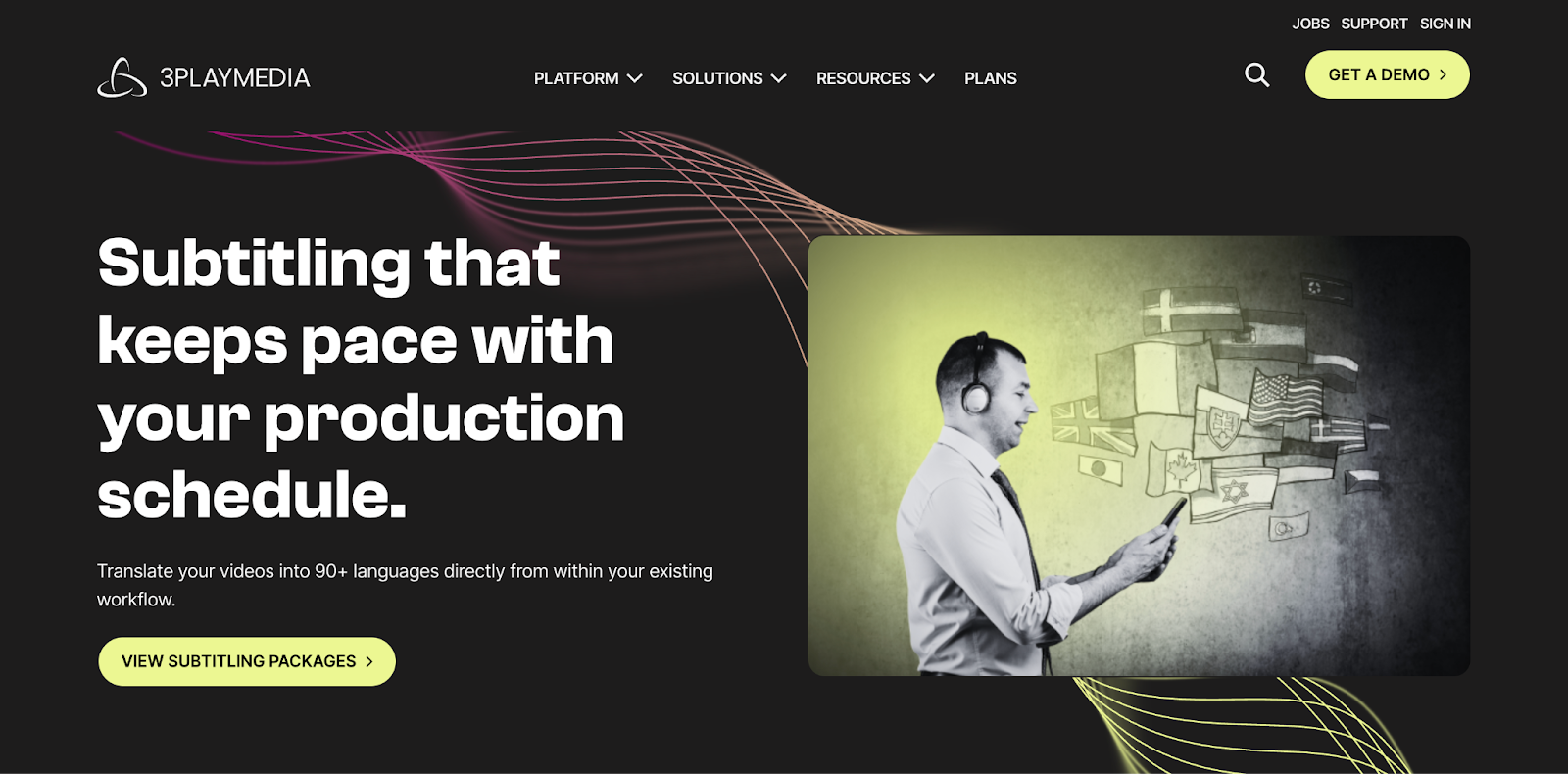 3playmedia subtitling homepage