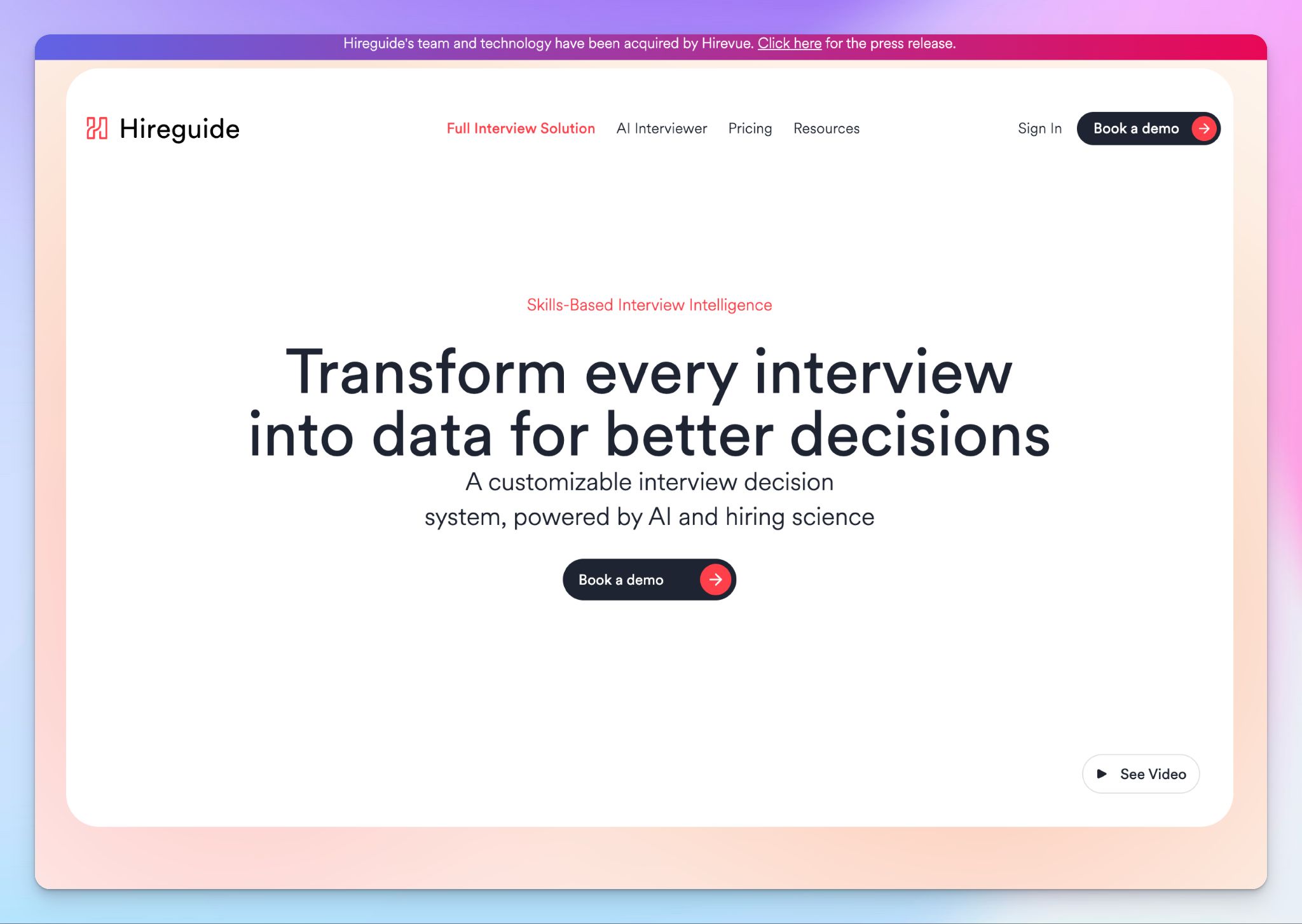 Hireguide - alternativa a Noota per prendere appunti di riunione
