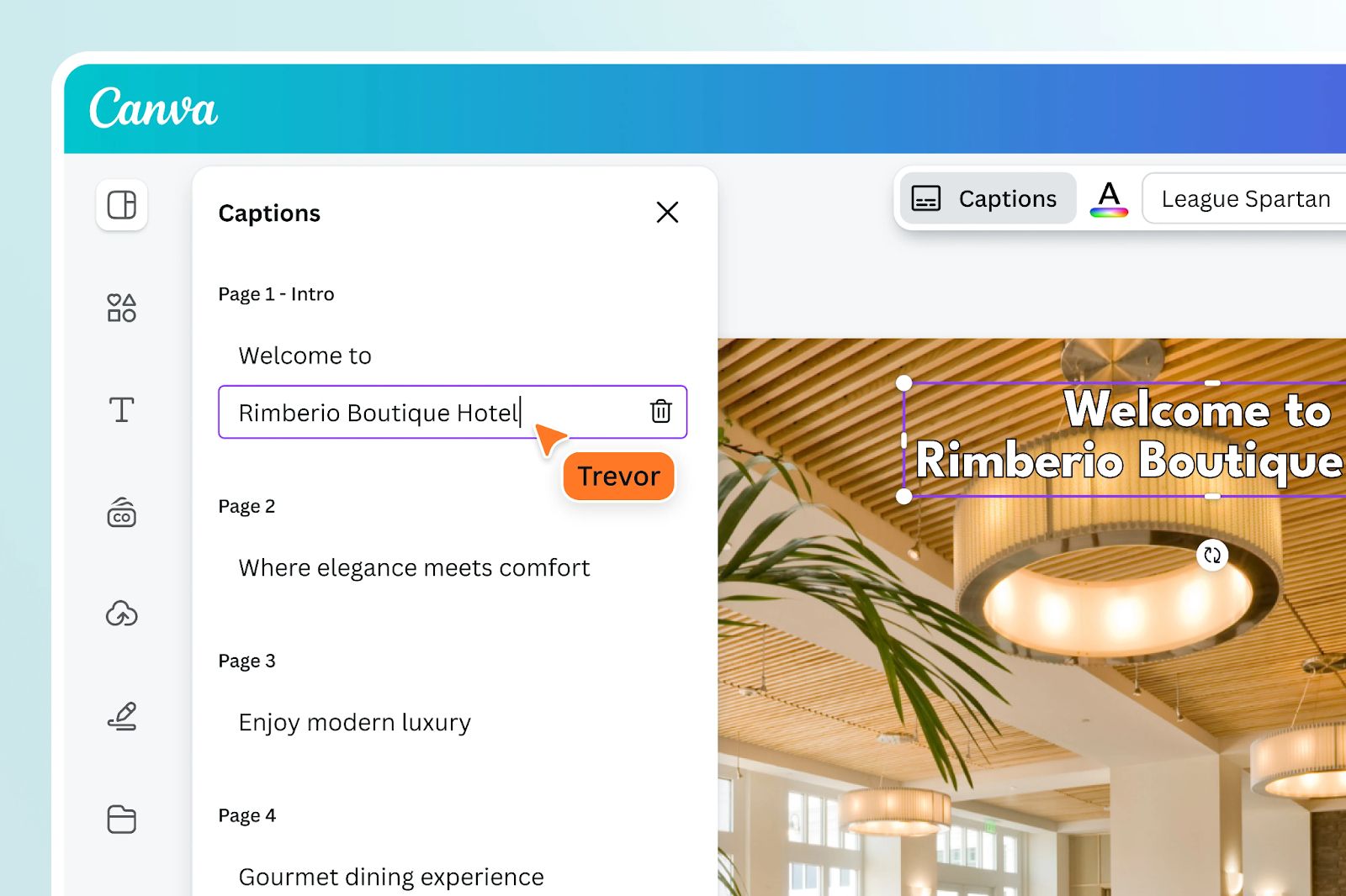 Add subtitles on Canva Video