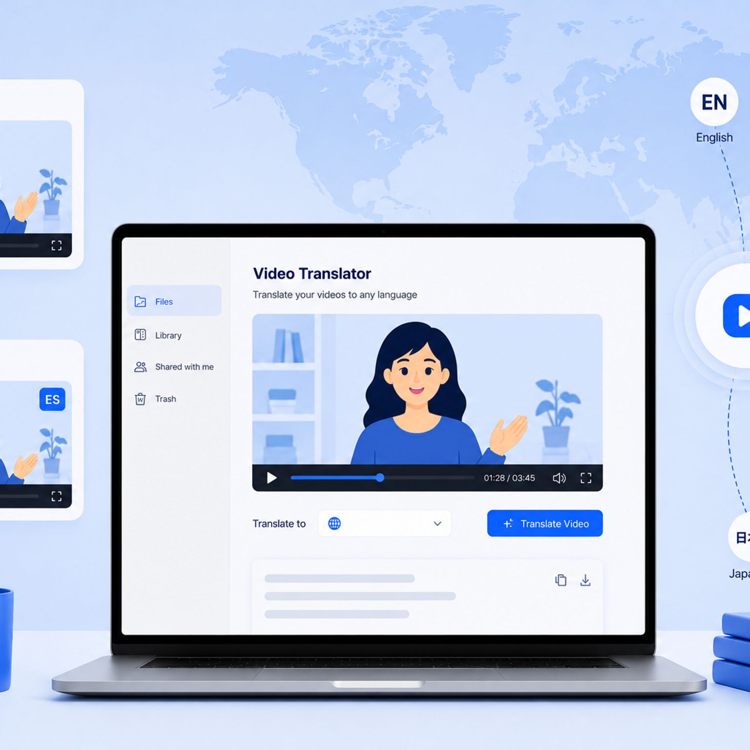 AI video translator tool