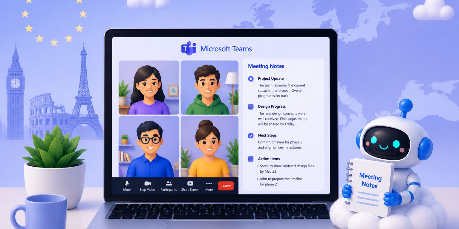 Best AI Note Takers for Microsoft Teams in Europe