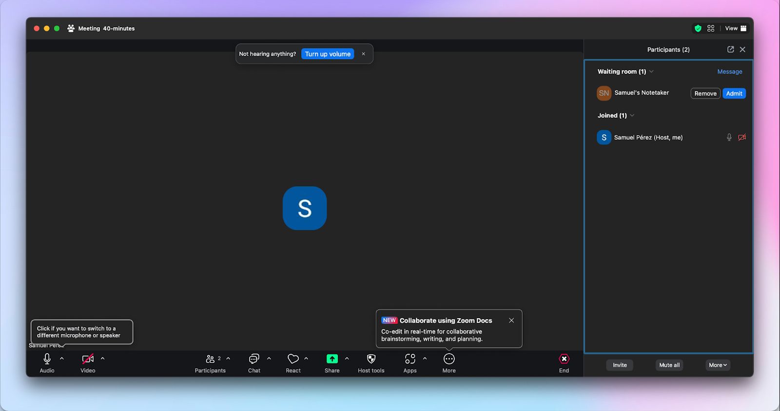 Use HappyScribe AI note taker for journalists across Google Meet, Zoom, Teams, and Webex