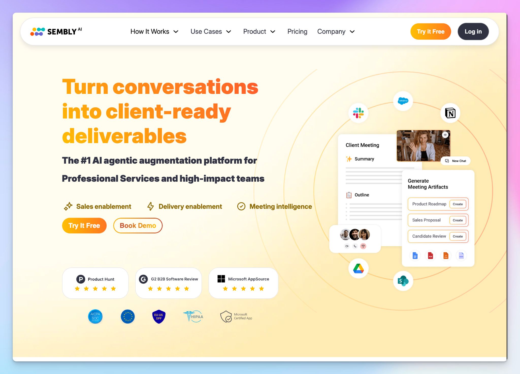 Sembly AI - Alternativa a Zoom AI Companion per i verbali di riunione con IA