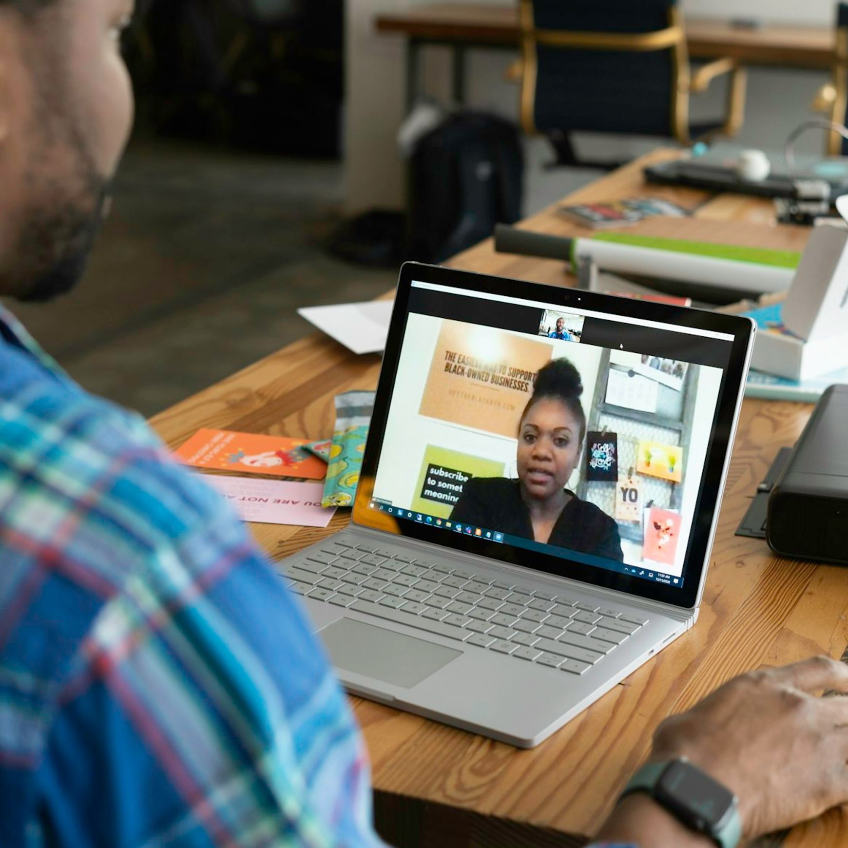 With Google Meet, you can connect with individuals or groups online and conduct training sessions, webinars, and video meetings in a secure environment