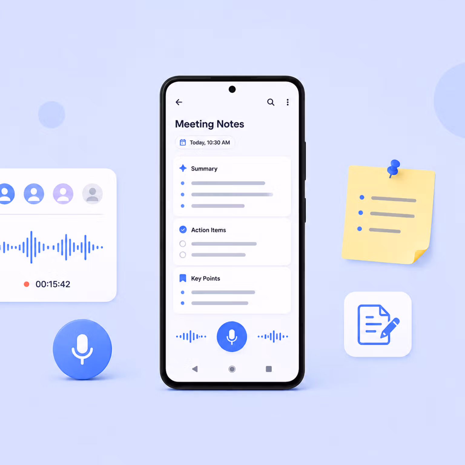 AI meeting note taker apps for Android
