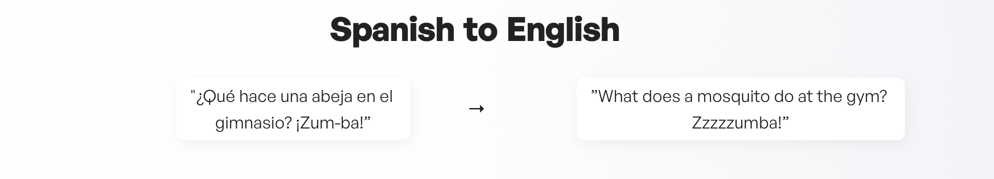 Adaptation versus Translation