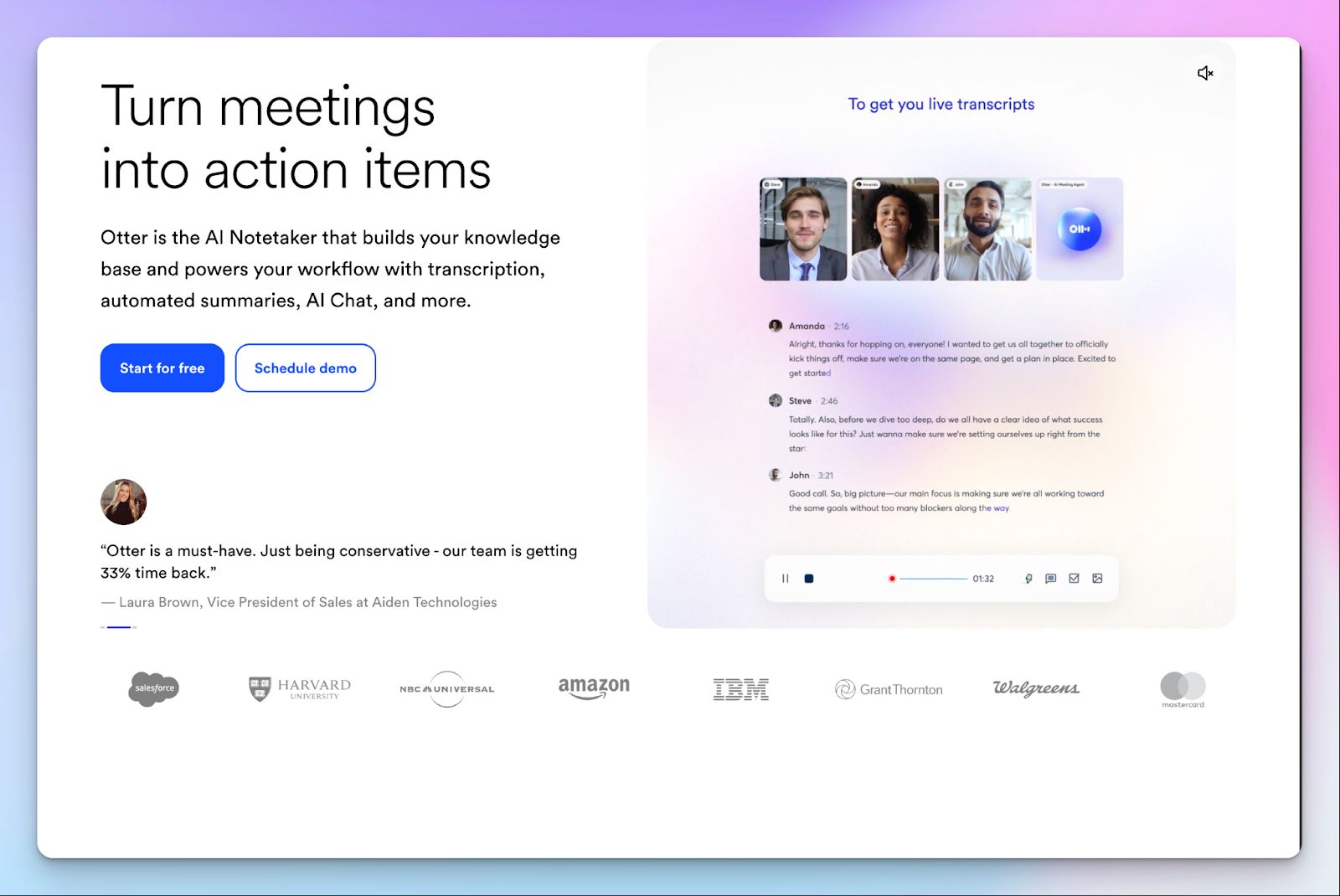 Otter - Sonix alternative for AI note taker