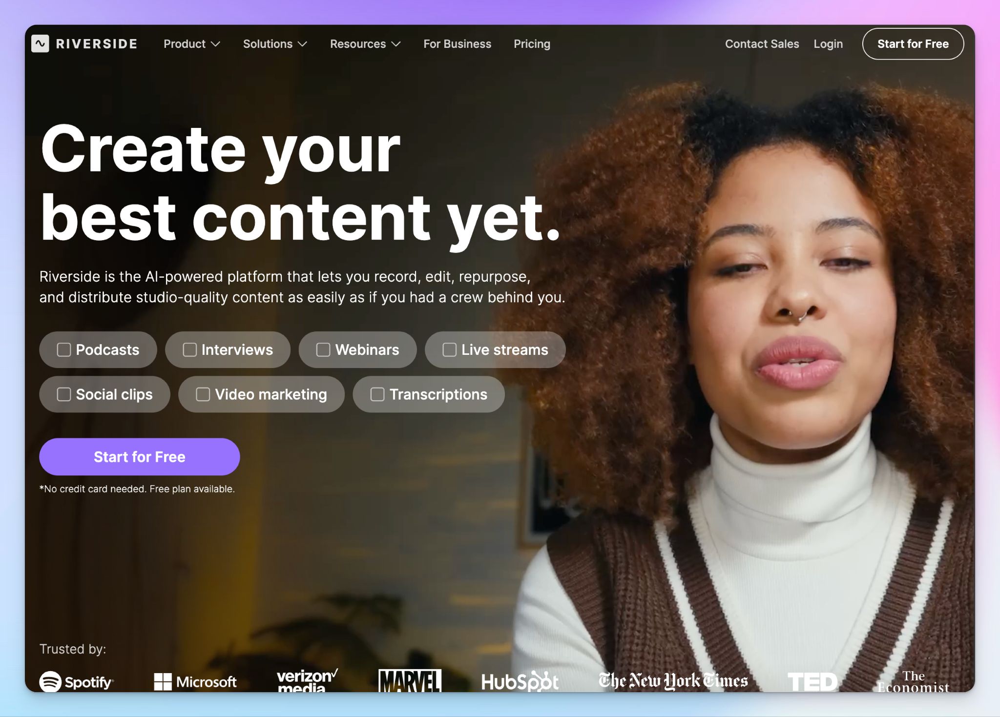 Riverside is a multilingual transcription service