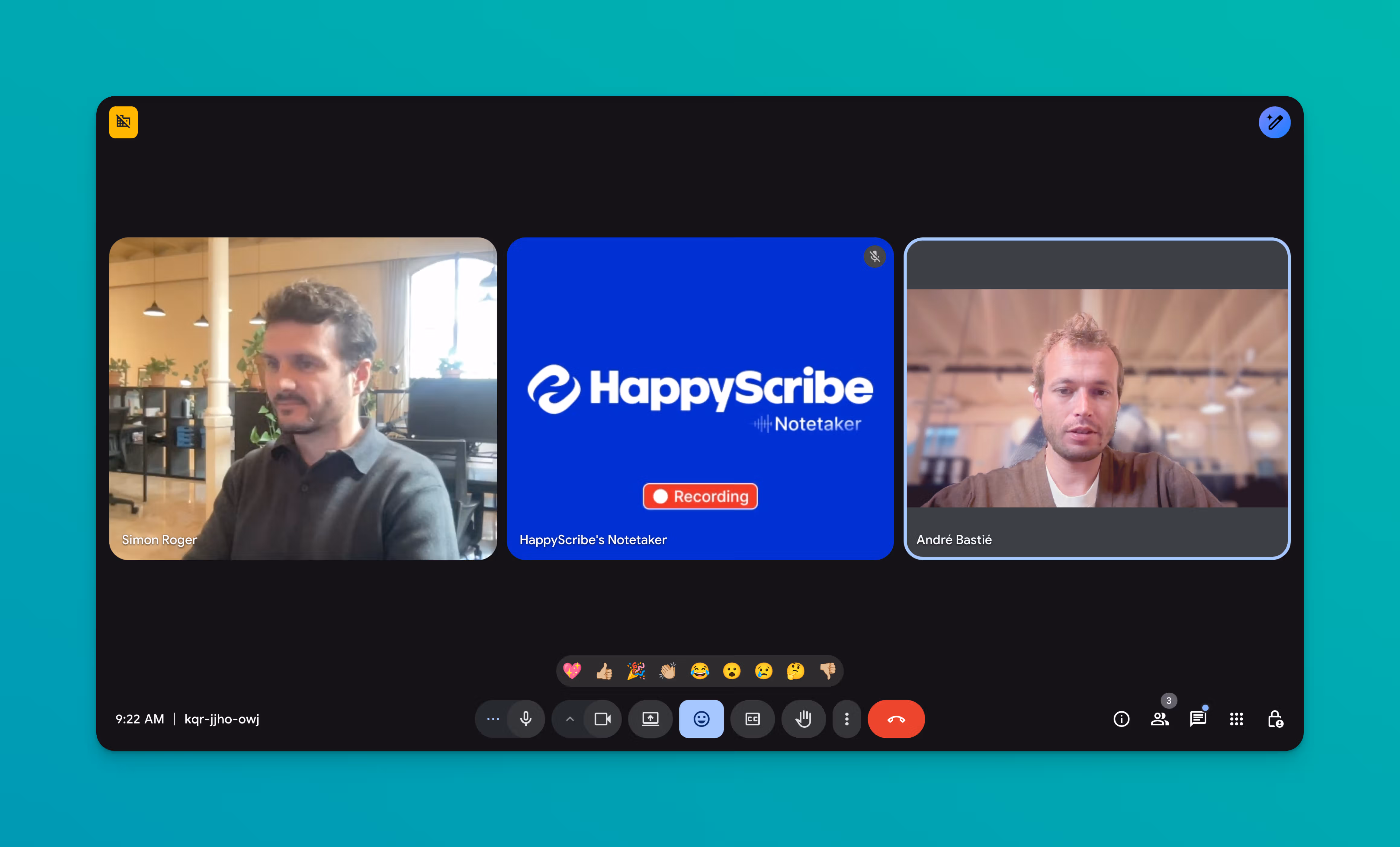 HappyScribe works across all popular video conferencing tools