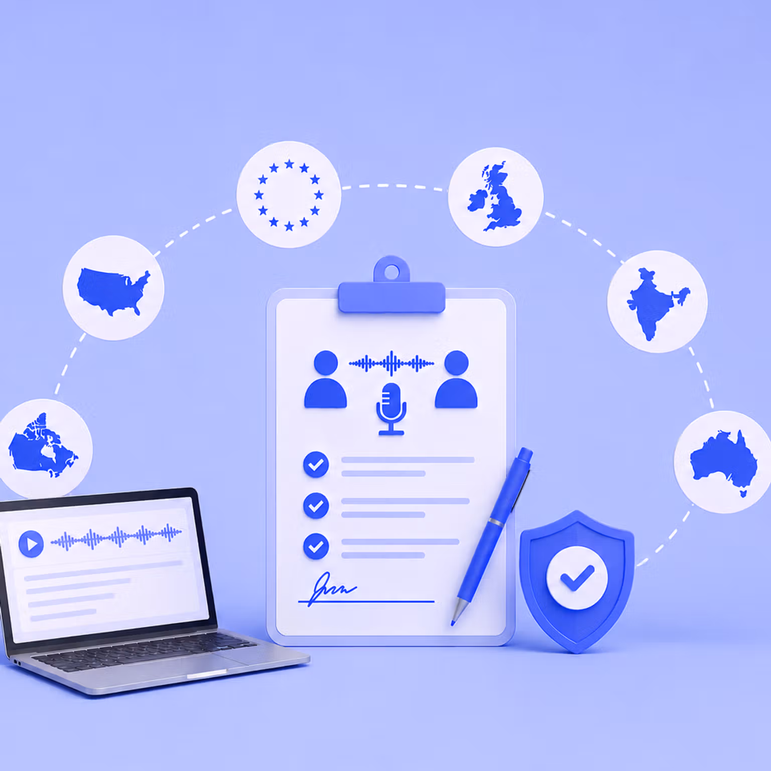 Recording and Transcribing Research Interviews: Consent Requirements Around the World
