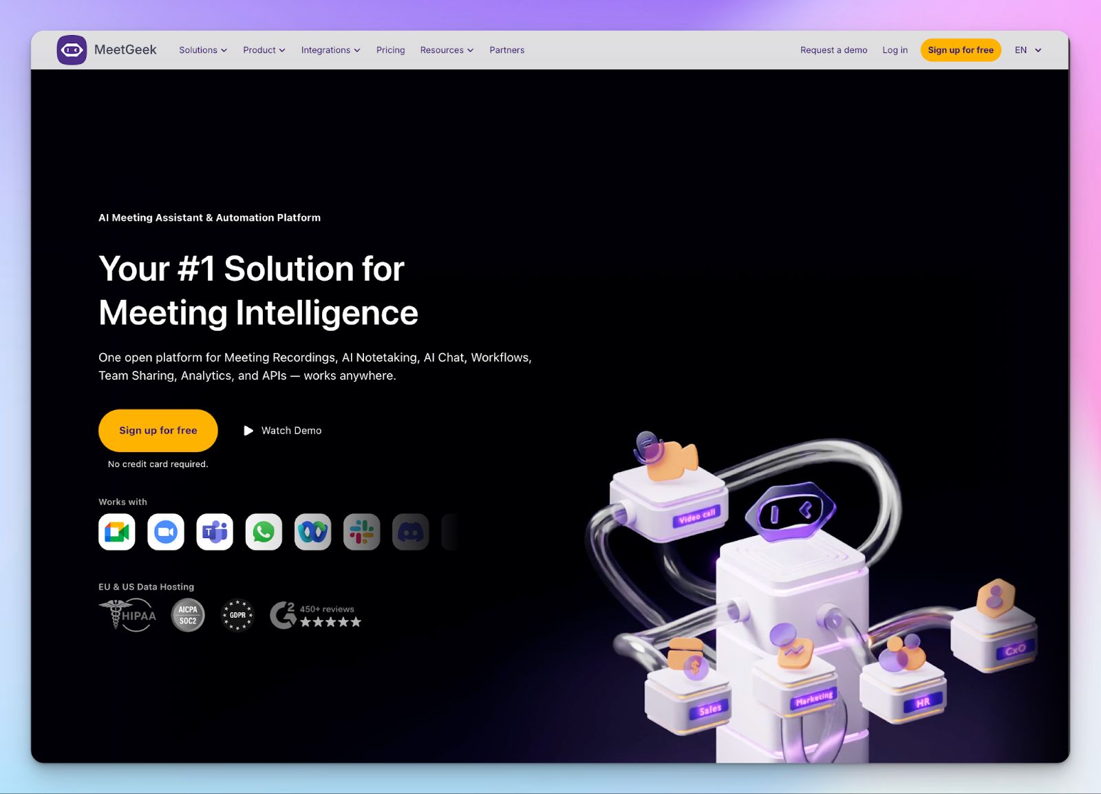 MeetGeek - Best AI meeting assistants in Europe